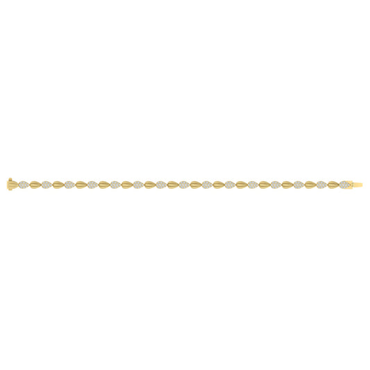 Diamond Bracelet from AURELIA Collection in 14KT Yellow Gold
