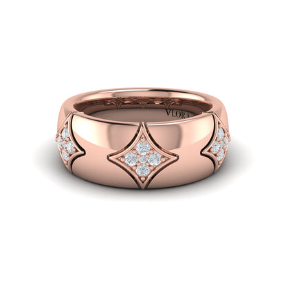 Diamond Cluster Vlora Star Ring