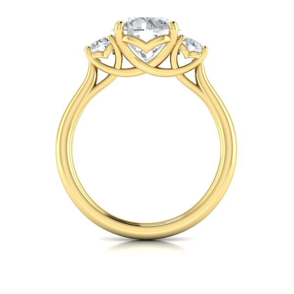 Timeless Trio Three Stone Engagement Ring