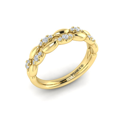 Diamond Marquise Link Band