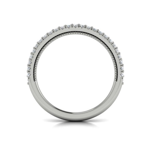 Matching Bands Wedding Band in Platinum by Vlora Bridal