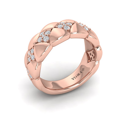 Diamond Tufted Vlora Star Ring