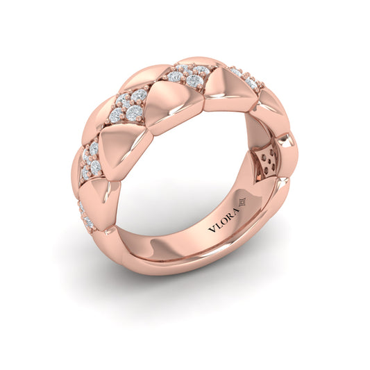 Diamond Tufted Vlora Star Ring