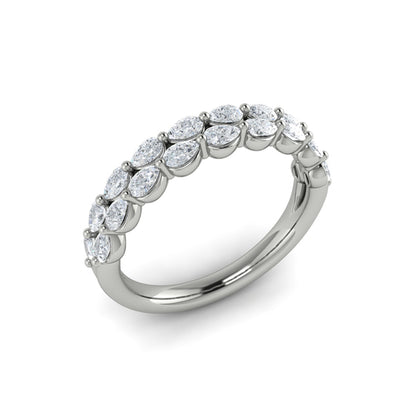 Stackable Bands Wedding Band in Platinum by Vlora Bridal