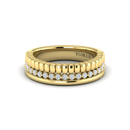 Diamond Contour Ring