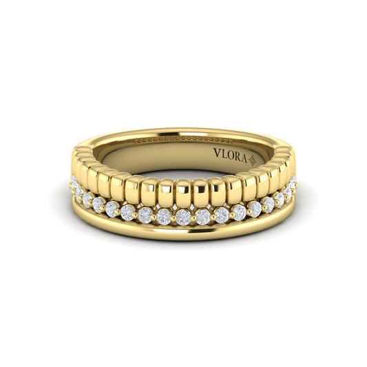 Diamond Contour Ring
