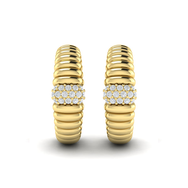 Arched Hoop Earrings