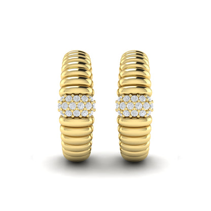 Arched Hoop Earrings