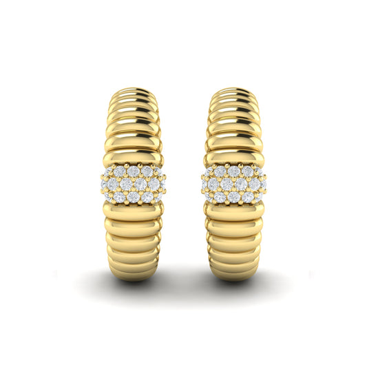 Arched Hoop Earrings