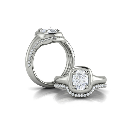 Bold Elegance Engagement Ring