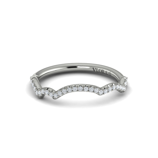 Matching Bands Wedding Band in Platinum by Vlora Bridal