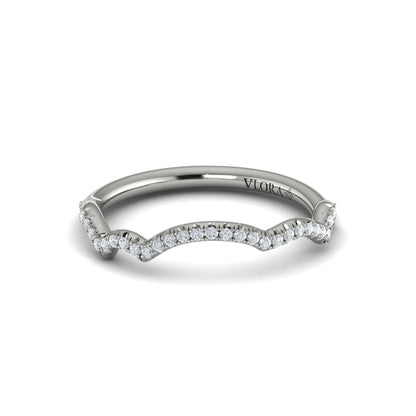 Matching Bands Wedding Band in Platinum by Vlora Bridal