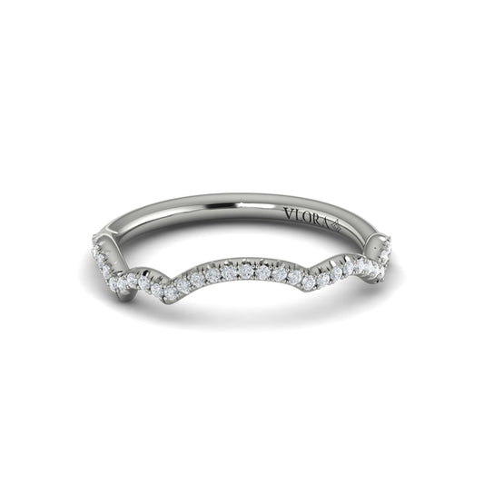 Matching Bands Wedding Band in Platinum by Vlora Bridal