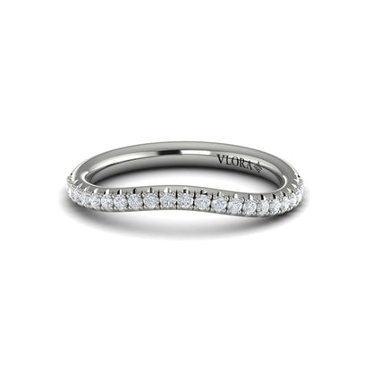 Matching band for Marquise Bezel Diamond Accent Ring