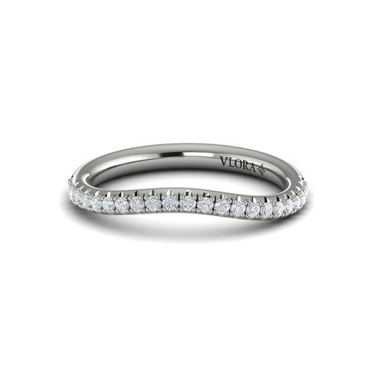 Matching band for Marquise Bezel Diamond Accent Ring