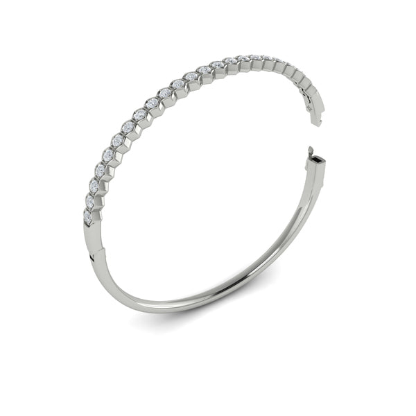 Diamond Honeycomb Bangle