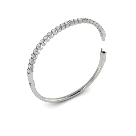 Diamond Honeycomb Bangle