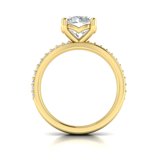 Arc Engagement Ring