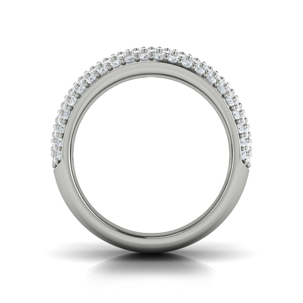 Diamond Multi-Row Statement Ring