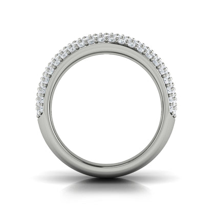 Diamond Multi-Row Statement Ring