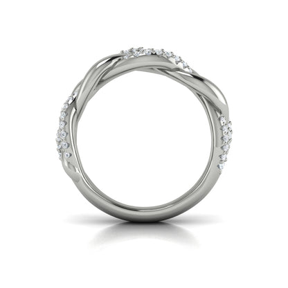 Alternating Diamond Twist Ring