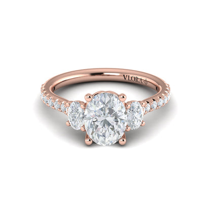 Tapestry Oval Trilogy Engagement Ring