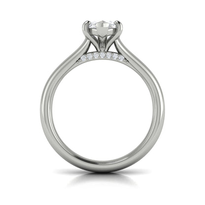 Marquise Solitaire Engagement Ring