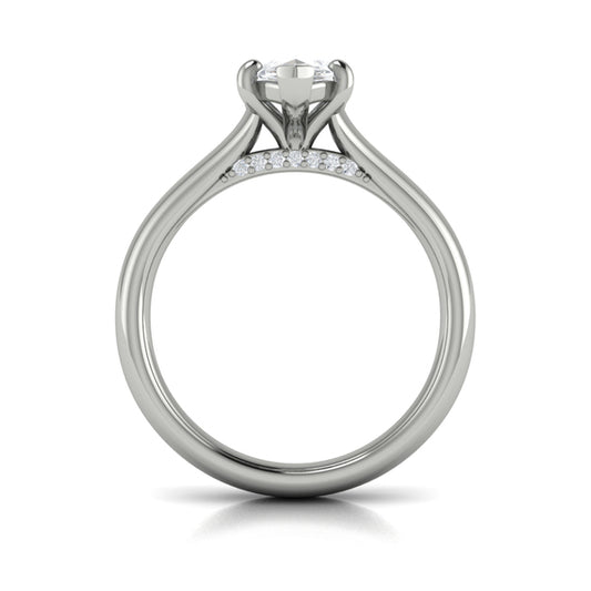 Marquise Solitaire Engagement Ring