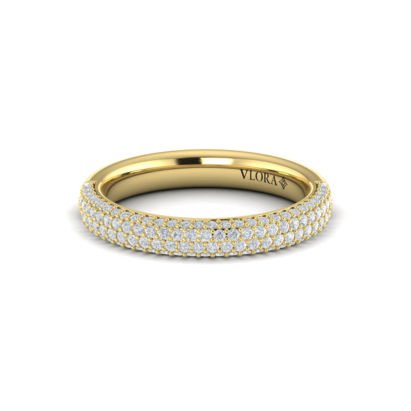 Pave Stackable Band