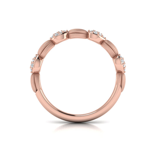 Cascade Ring with Satin Finish