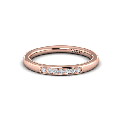 Diamond Line Stackable Band