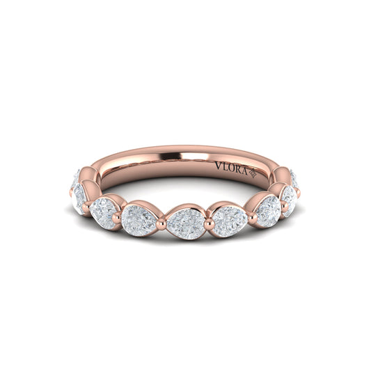 Matching Band for Cascade Oval Engagement Ring