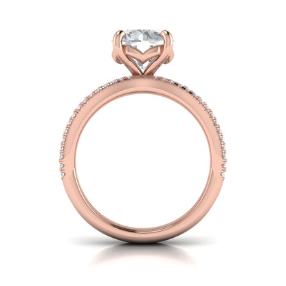 Bold Pave Engagement Ring