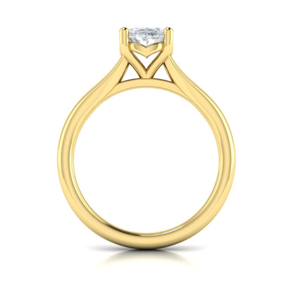 Graceful Solitaire Engagement Ring