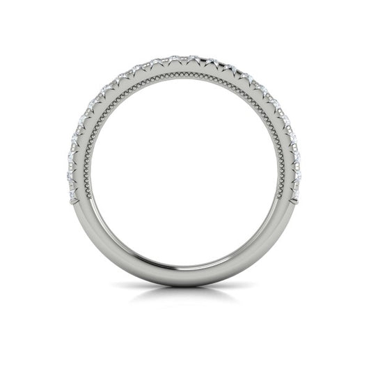 Matching Band for Classic French Pave Engagement Ring