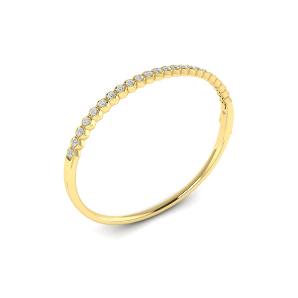 Diamond Honeycomb Bangle