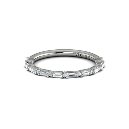 Matching Bands Wedding Band in Platinum by Vlora Bridal