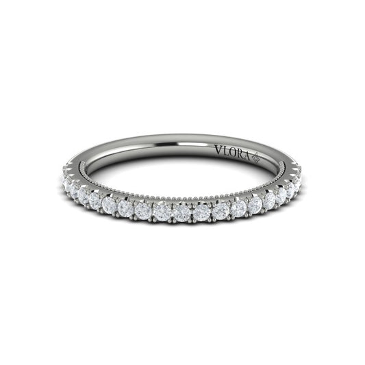 Matching Bands Wedding Band in Platinum by Vlora Bridal