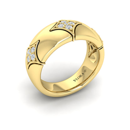 Diamond Cluster Vlora Star Ring