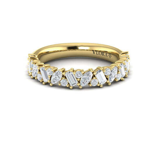 Marquise and Baguette Diamond Band