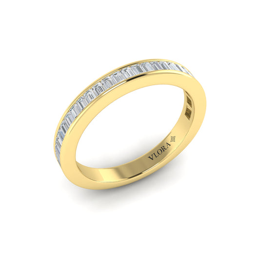 Matching Band for Opulent Cathedral Round Diamond Engagement Ring