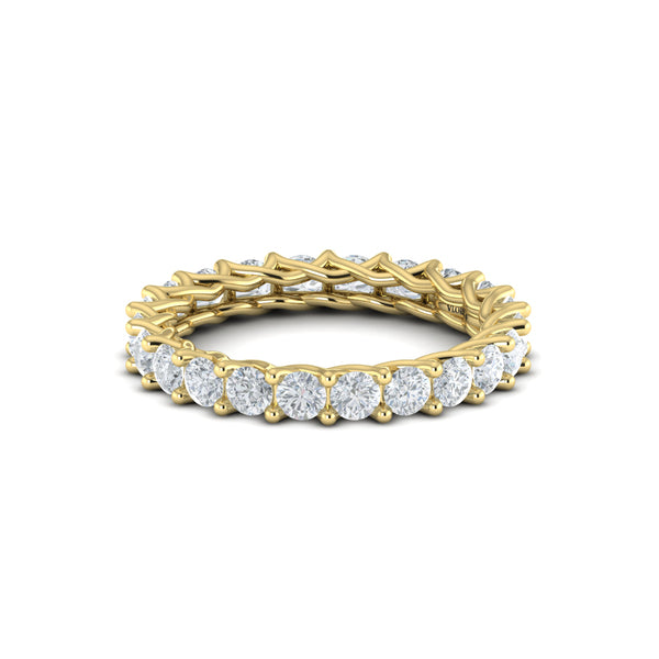 Bold Woven Eternity Ring