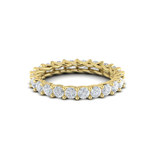 Bold Woven Eternity Ring