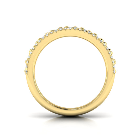 Diamond Multi-Row Statement Ring