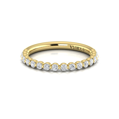 Matching Band for Floating Halo Round Engagement Ring