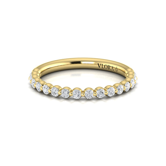 Matching Band for Floating Halo Round Engagement Ring