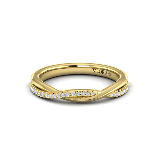 Slim Twist Stackable Band