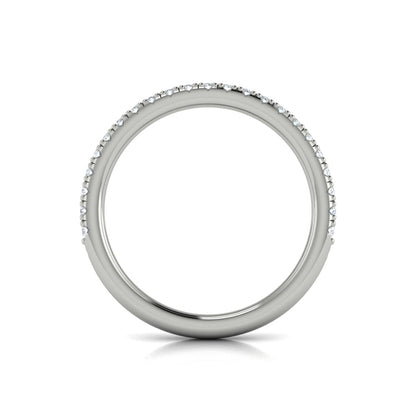 Matching Band for Faceted Elegance Engagement Ring