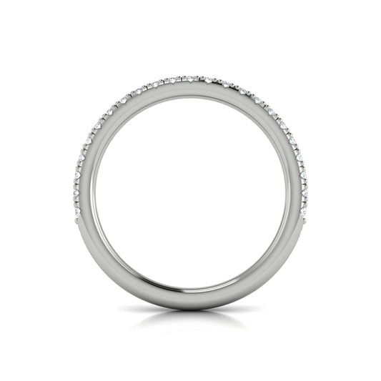Matching Band for Faceted Elegance Engagement Ring