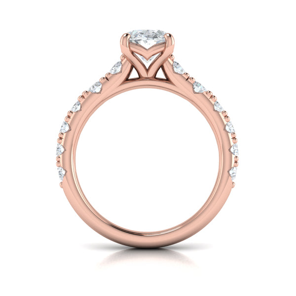 Luxe Classic Oval Engagement Ring